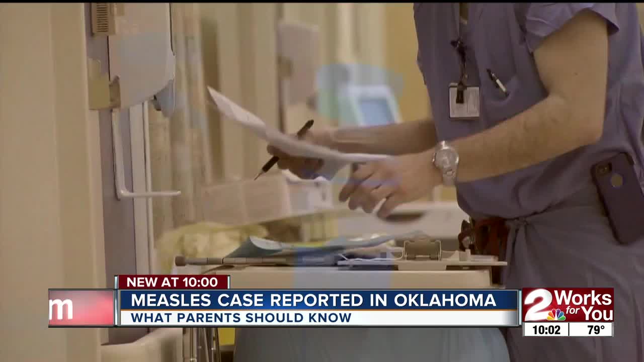 Measles case reported in Oklahoma