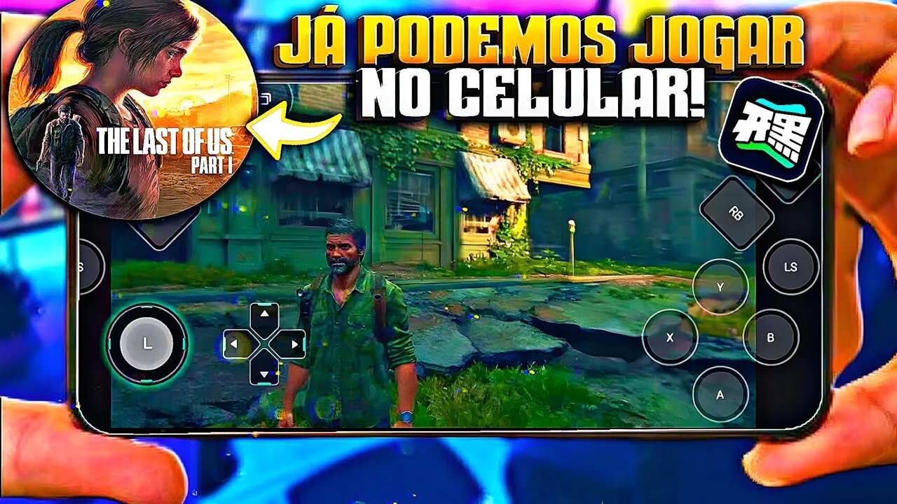 THE LAST OF US PARTE I : jogando no Celular Android via Black Cloud (Serviço de jogos em nuvem)