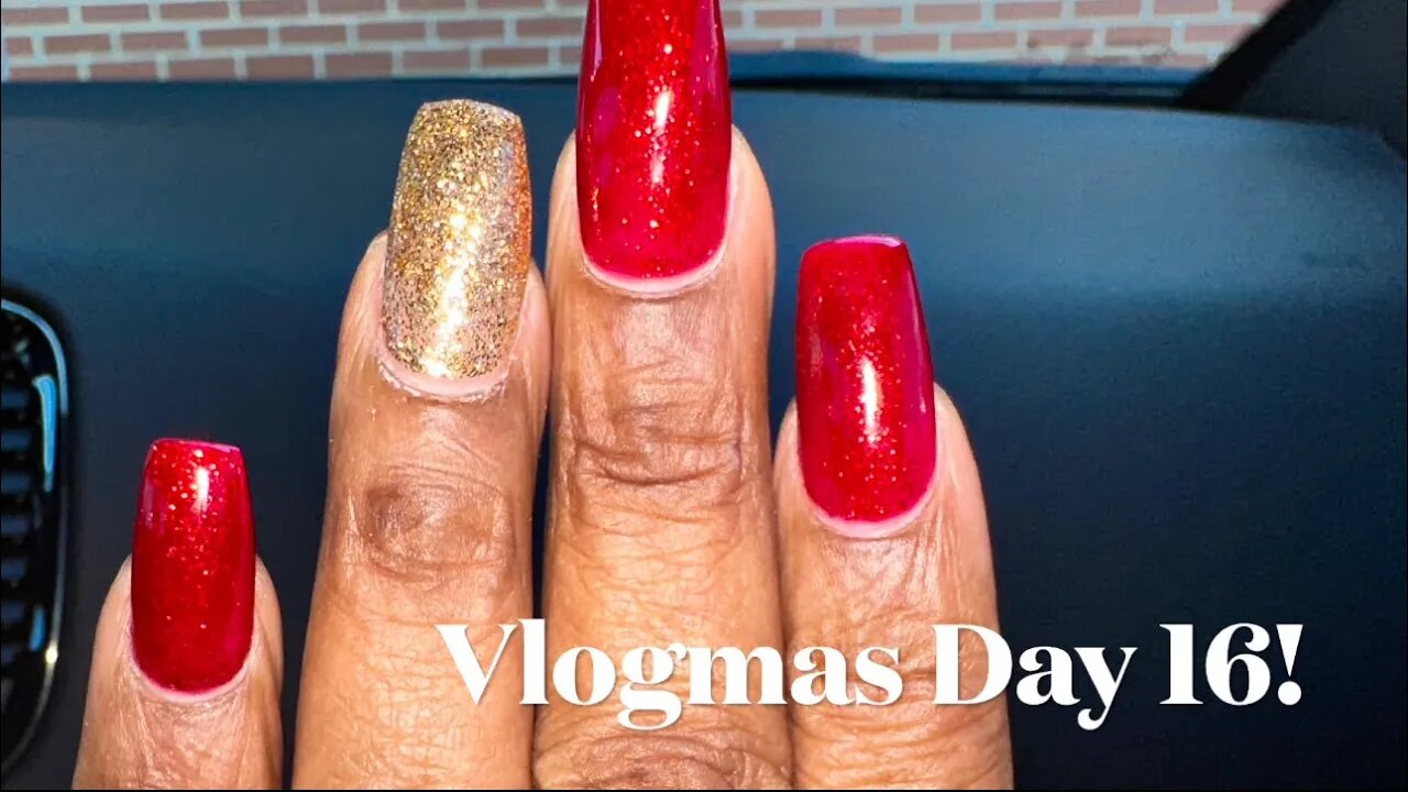 Vlogmas 2022 Day 16! My Christmas Nails @Dorman Nails & Spa!