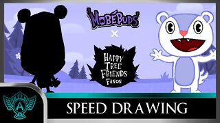 Speed Drawing: Happy Tree Friends Fanon - Veggie | Mobebuds Style