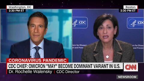 CDC chief: Omicron may become dominant variant in US.