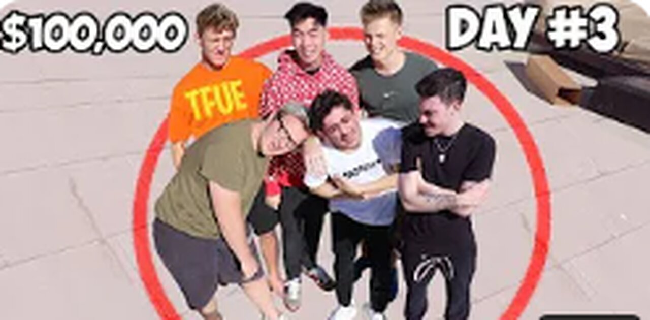 Last Youtuber To Leave Wins $100,000 - Challenge
