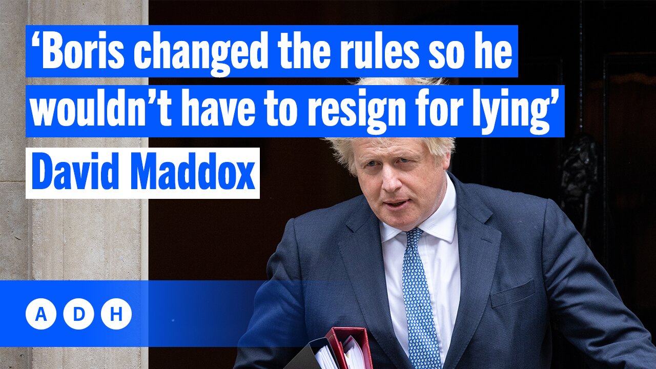 ‘Boris changed the rules so he wouldn’t have to resign for lying’: David Maddox | Alan Jones