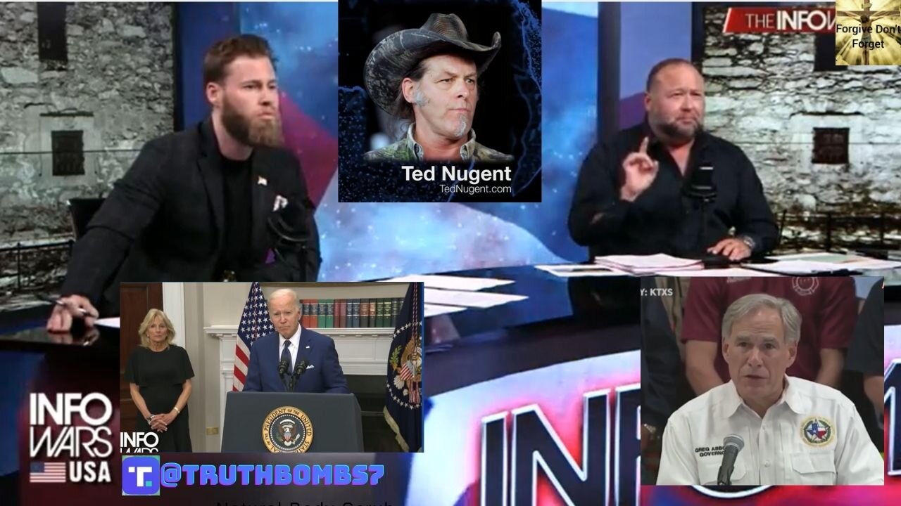 5/24/2022 Texas Mass Shooting Broadcast Alex Jones, Ted Nugent & Owen Shroyer Provide Updates