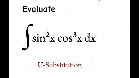 Integrate sin²xcos³x dx