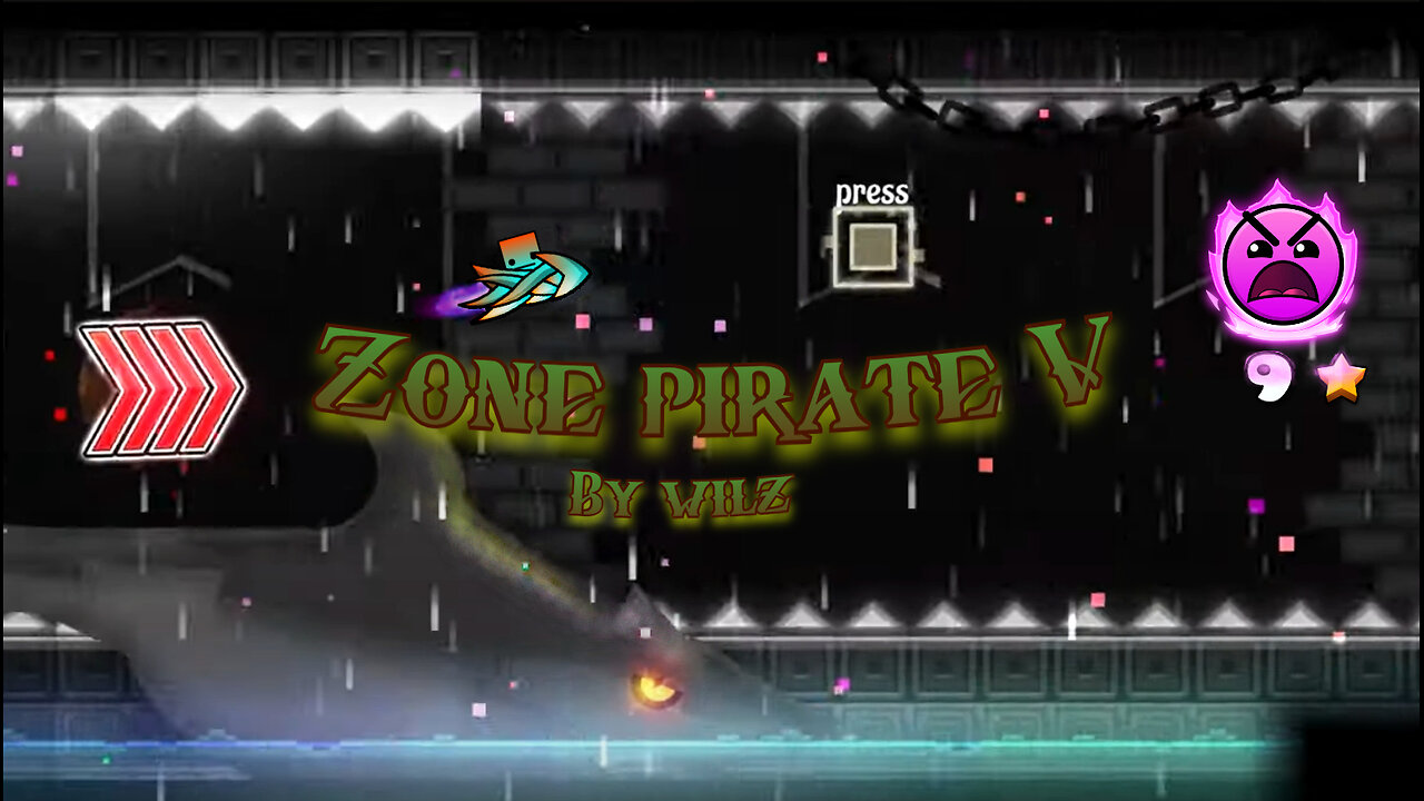 [MOBILE]"zone pirate v" by wilz 100% | [ Geometry dash 2.2 ]