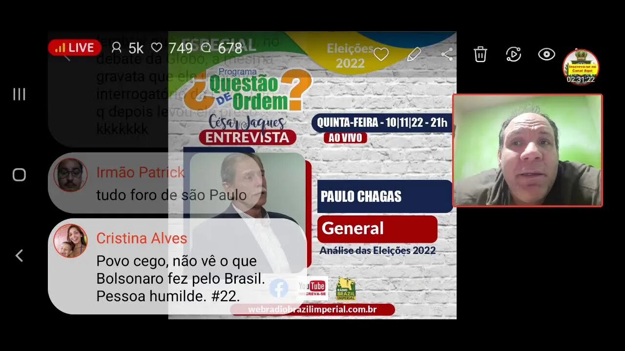 Ao vivo - Bolsonaro vai ler relatório e Allan dos EUA vai as ruas nos EUA