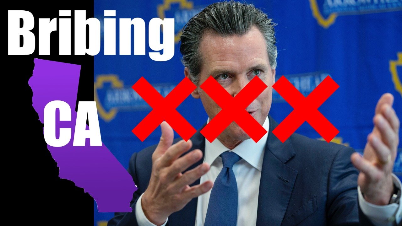 Joe Biden and Gavin Newsom BRIBE Californian Voters with Printed Money