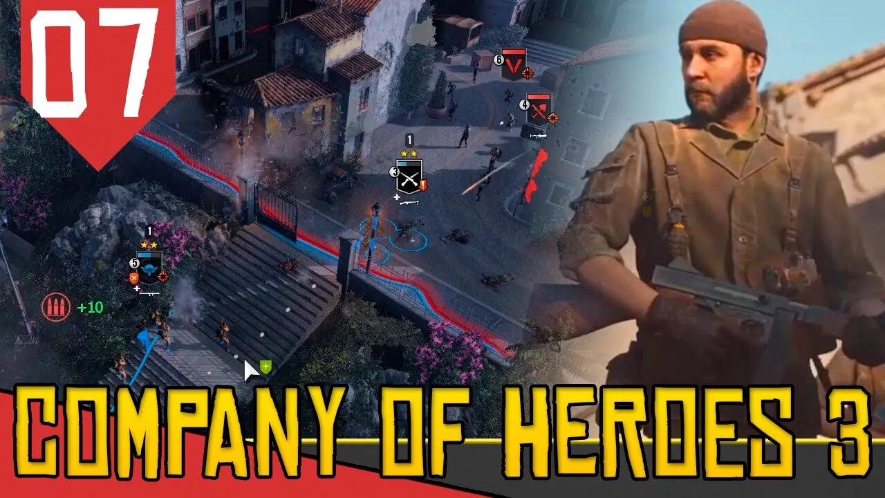 Nubando em POTENZA - Company of Heroes 3 Italia #07[Gameplay PT-BR]