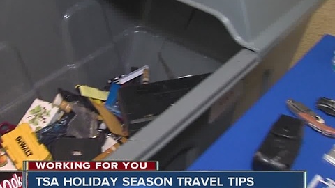 TSA holiday season travel tips