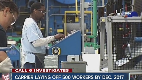 Carrier laying off 500 workers by end of 2017
