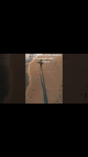 “It is the power of the mind to be unconquerable.”― Seneca #shorts #trendingshorts #travel