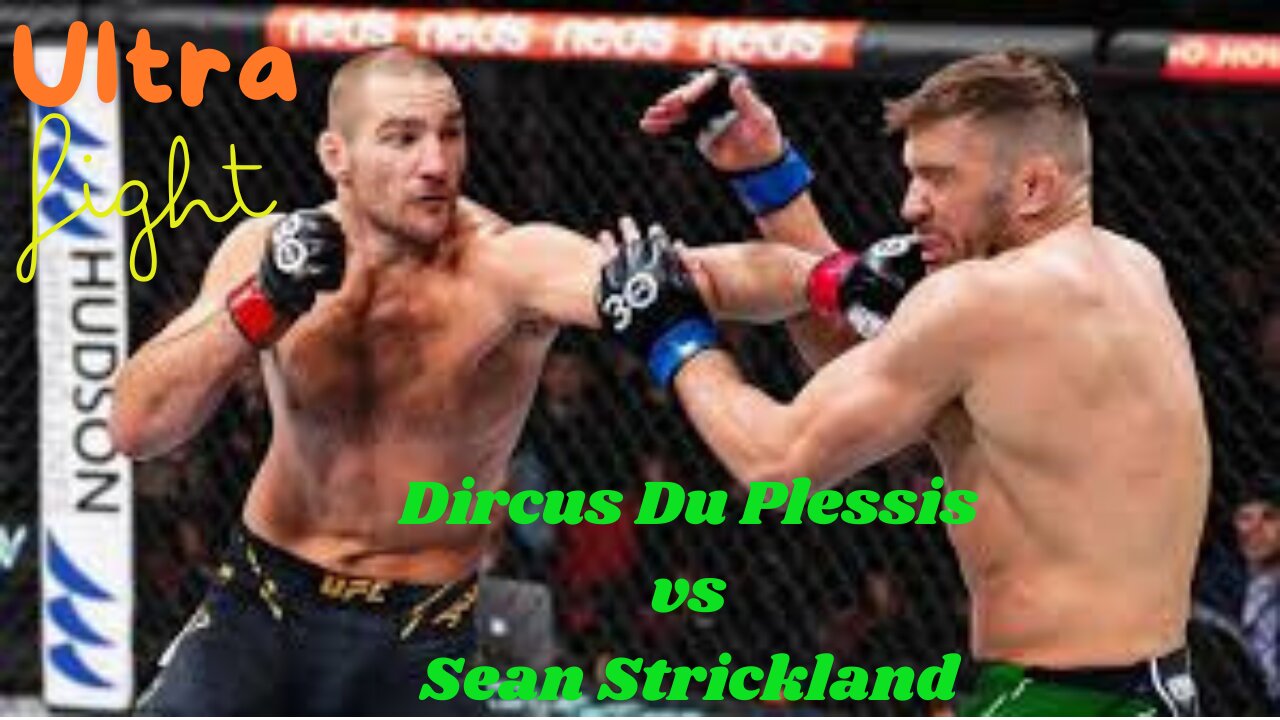 Dricus Du Plessis vs Sean Strickland | FULL FIGHT