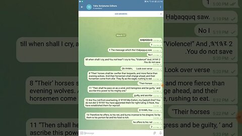 Proof Reading ḤAḆAQQUQ - The Open Source Bible Project - Join the Project and Read With Us!