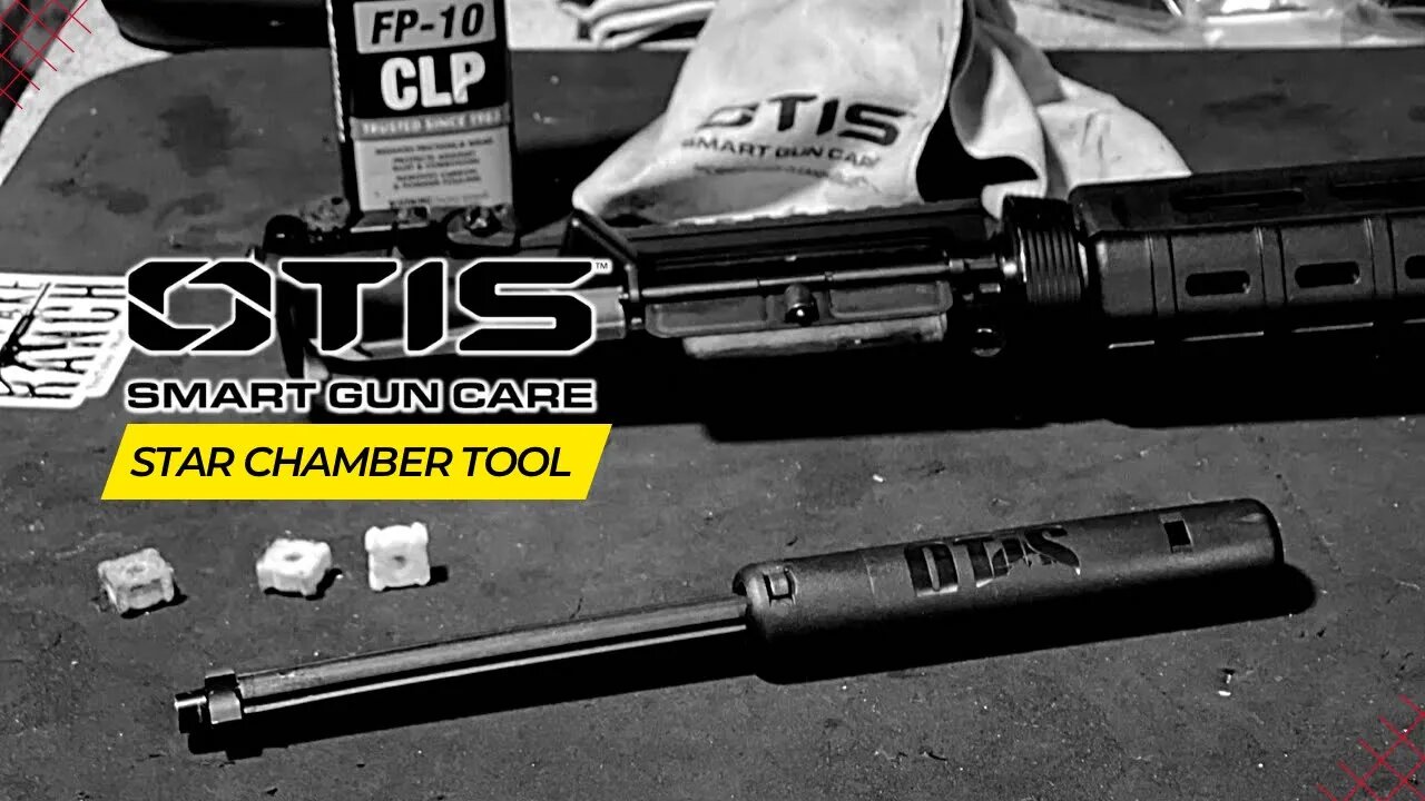 Otis Star Chamber Cleaning Tool | AR Barrel Extension Locking Lugs Carbon Scraper & Cleaning Pads