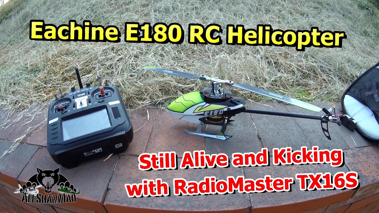 Eachine E180 Direct Drive 3D RC Helicopter 3rd Flight with radiomaster Tx16s