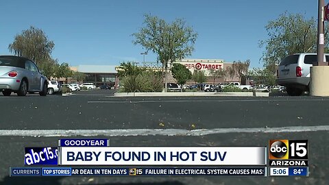 Arizona mother arrested after leaving baby in hot car