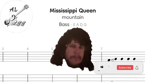 Mountain - Mississippi Queen (Bass TAB)