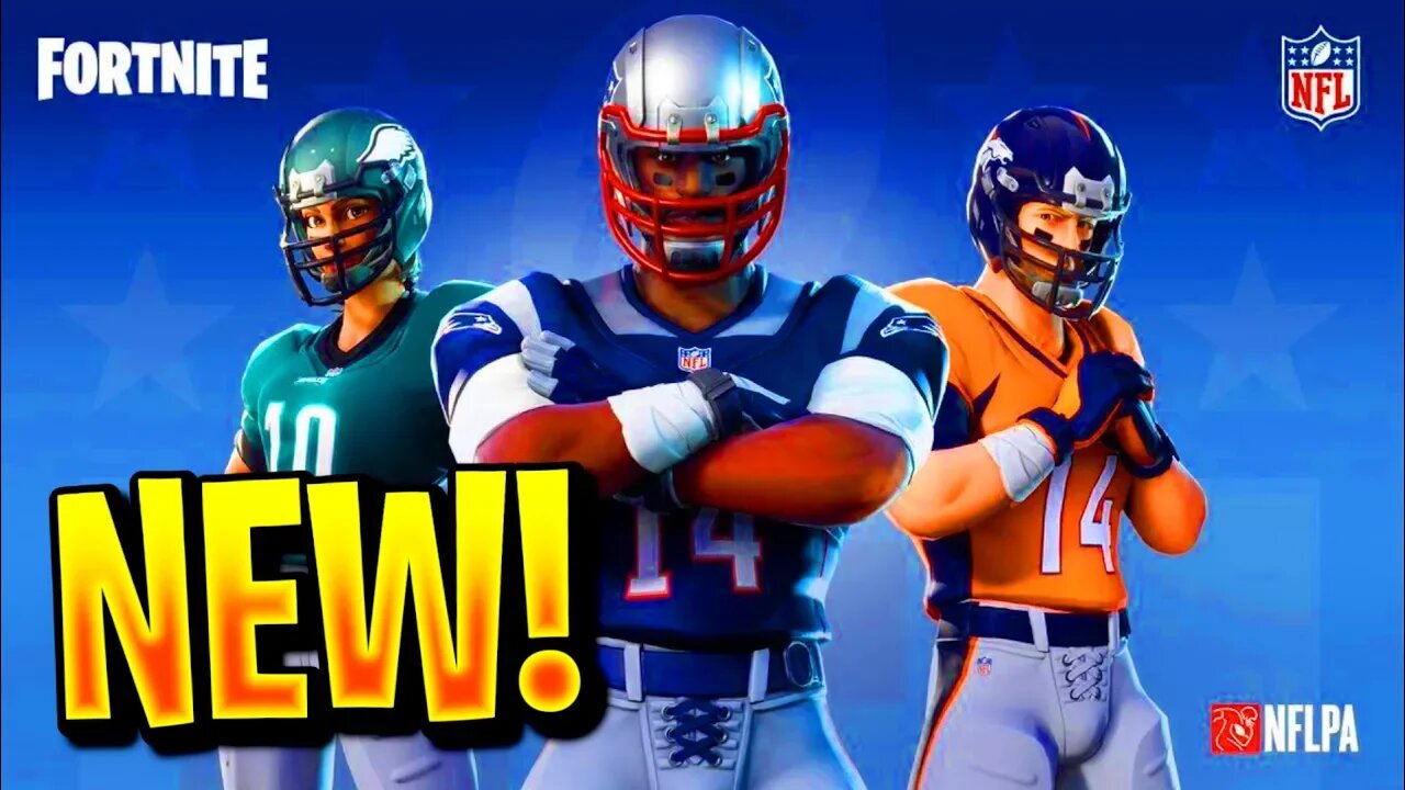 NEW "NFL SKINS" LEAKED! FORTNITE NFL SKINS TRAILER! NEW "NFL FOOTBALL SKINS" FORTNITE BATTLE ROYALE!