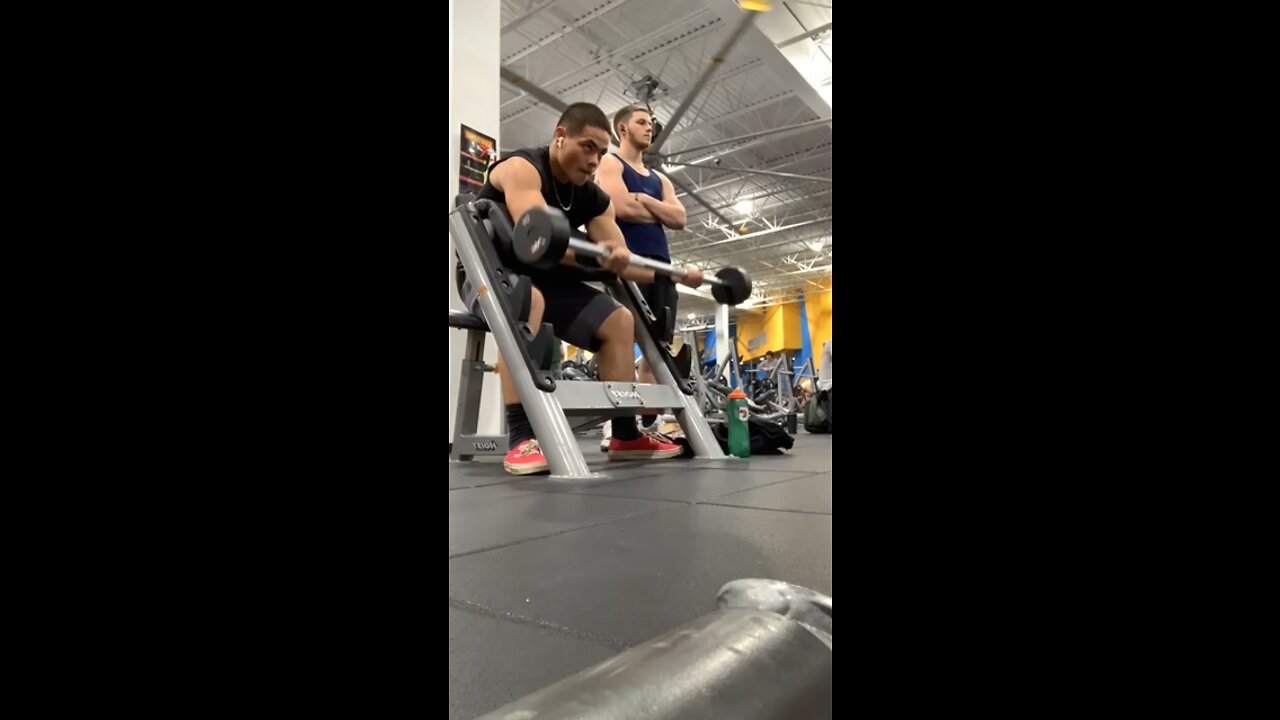 Demon Stare in the Gym