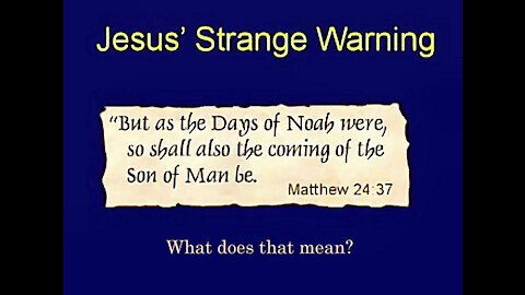In The Days Of Noah - The Seed