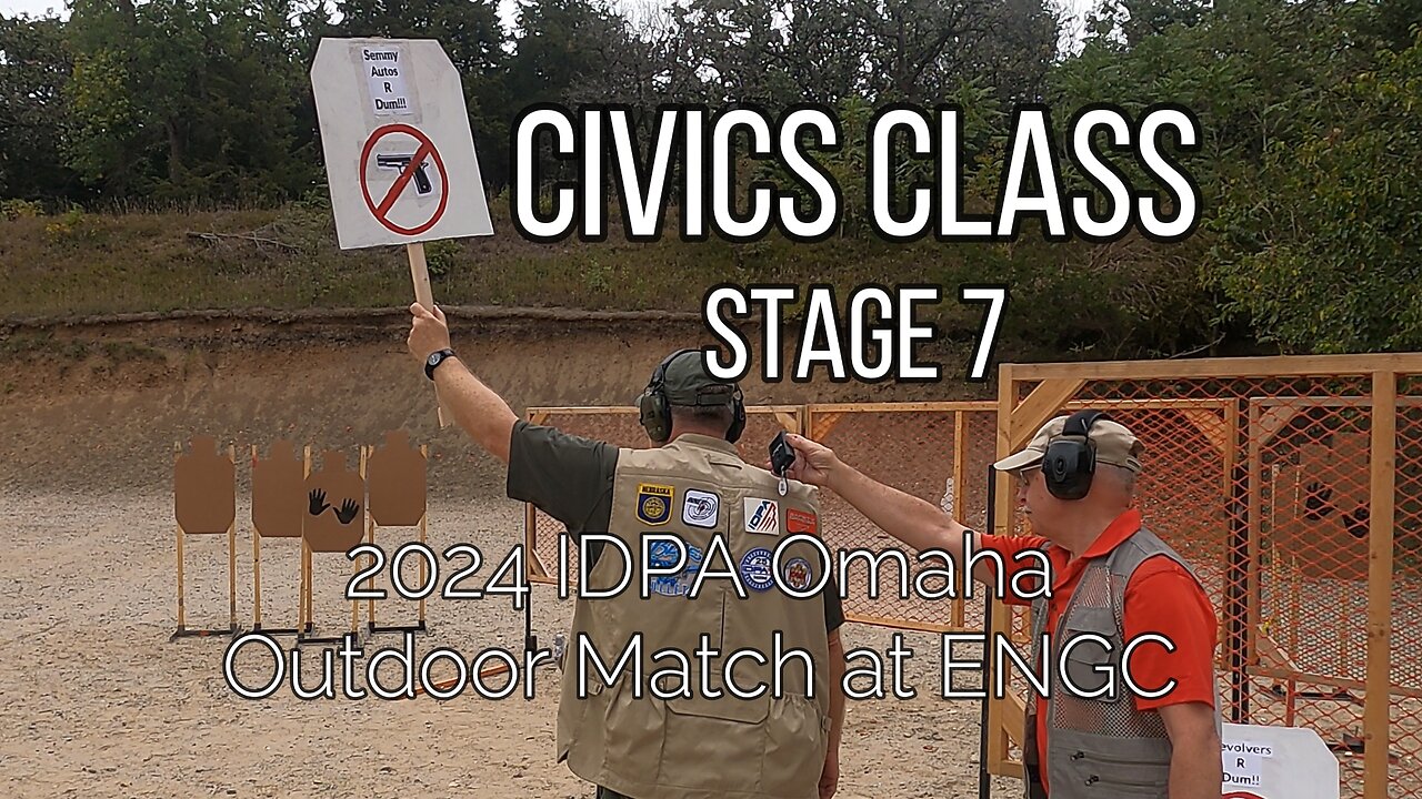 2024 IDPA Omaha Outdoor Match at ENGC - Stage 7 Civics Class