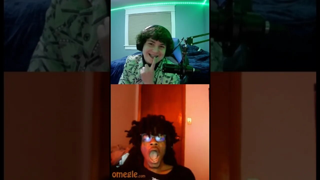 Using disappearing rizz on Omegle! #funny #omegle #soundfx #rizz #comedy