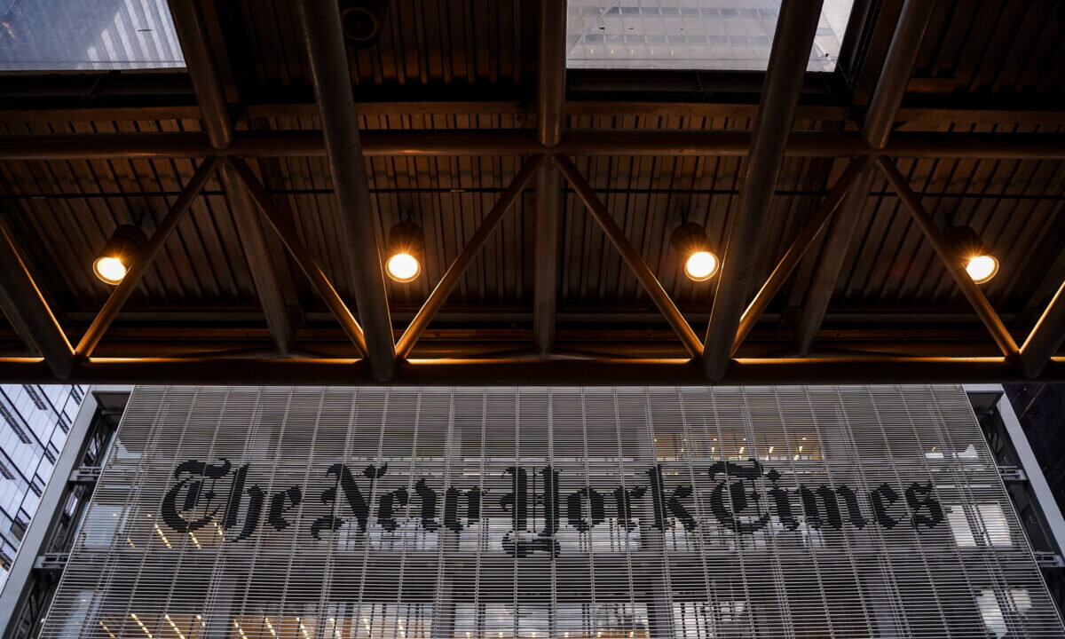 TRUMP ACCUSES THE NEW YORK TIMES OF HELPING ‘RIG THE ELECTION’