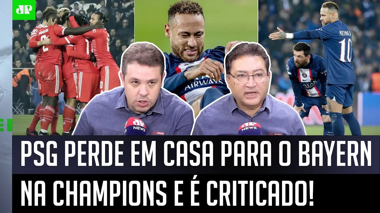 "FOI ASSUSTADOR! COMO É QUE o PSG com Neymar e Messi NÃO..." 1 a 0 do Bayern gera DEBATE!