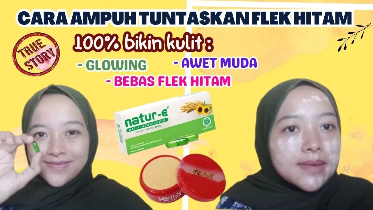 CUKUP 2 BAHAN TERBUKTI AMPUH MENGHILANGKAN FLEK HITAM