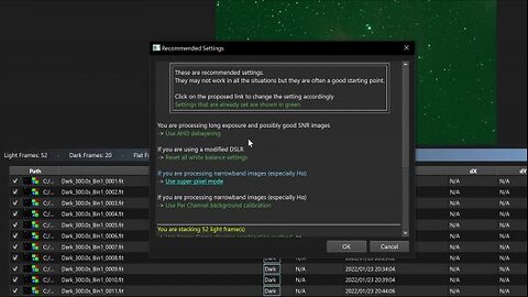 Stacking - DeepSkyStacker Color