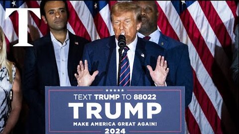 Donald Trump holds rally in Las Vegas - Supports Texas on border conflict with Biden