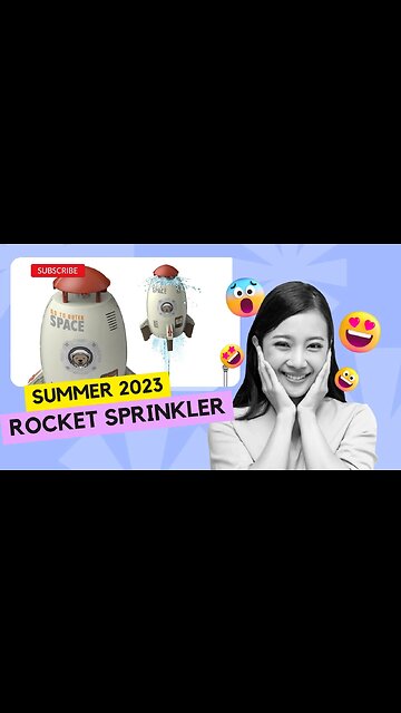Rocket Sprinkler: Unleashing Fun in Your Backyard - The Ultimate Outdoor Yard Toy for Summer 2023!