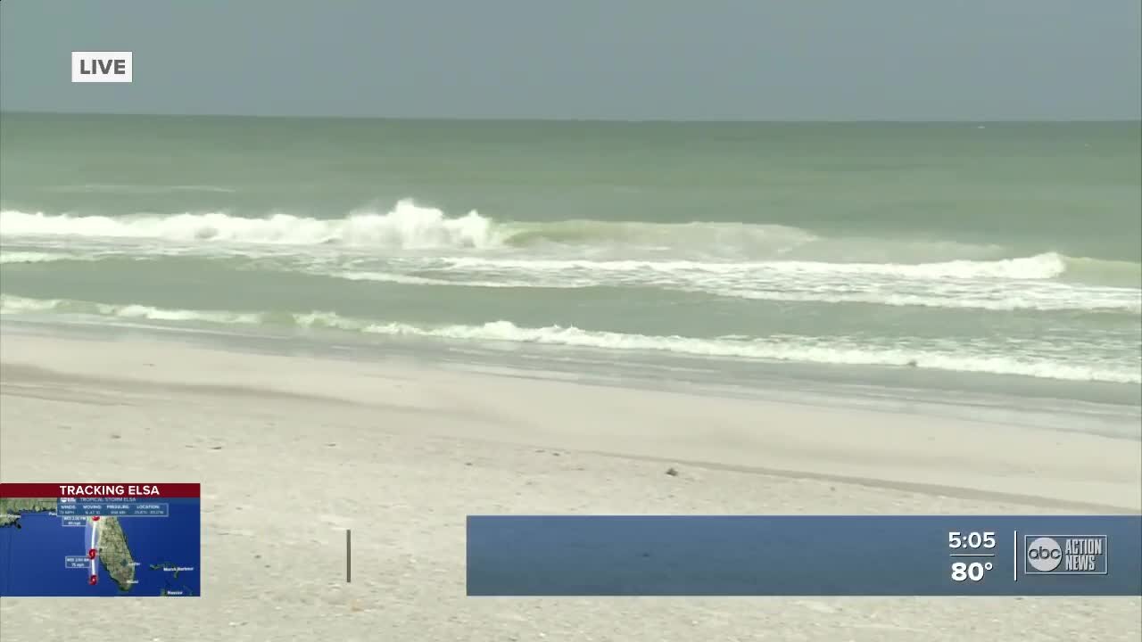 Longboat Key beaches cleared ahead of Elsa