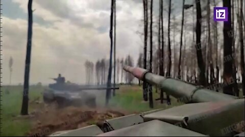 LPR tank working near ​​Severodonetsk
