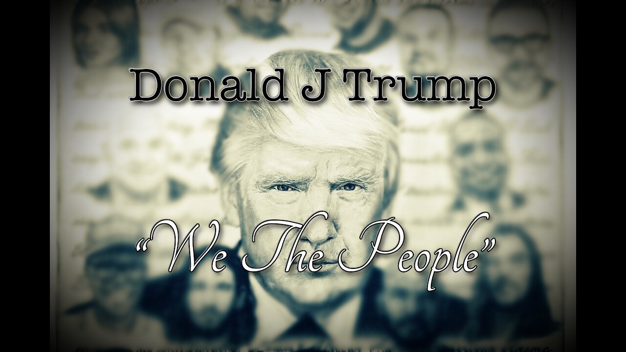 Epic Drawing of Trump- (We The People)