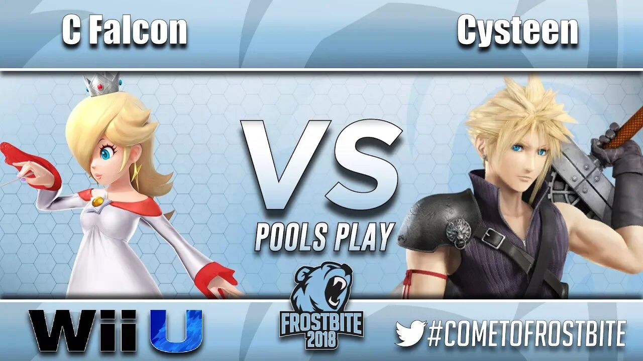 C Falcon (Rosalina) vs. Cysteen (Cloud) - Wii U Pools Play - Frostbite 2018