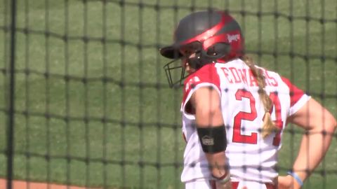 Tristen, Tatum Edwards face off on the softball diamond