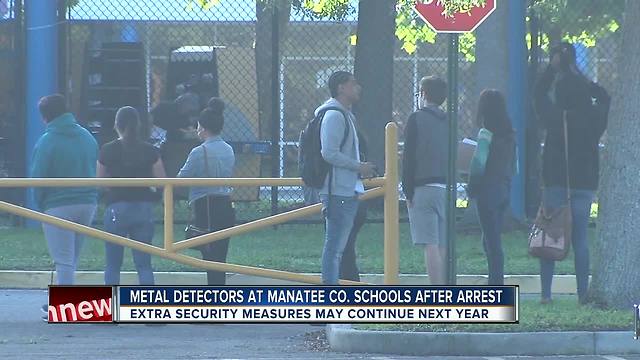 Metal detectors, no backpacks after student arrested for having loaded gun at Bradenton high school