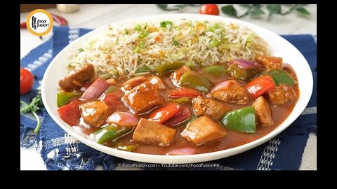 Rice with vegetables chicken