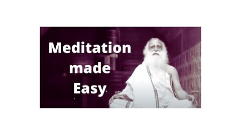 'How to Meditate' for Beginners | Sadhguru | 2022