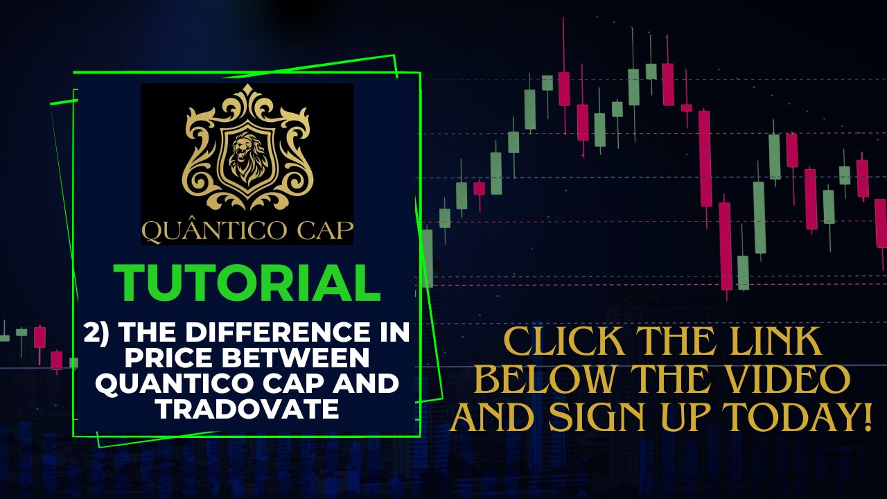 Quantico Cap Tutorials #2 - price difference between QuanticoCap and Tradovate