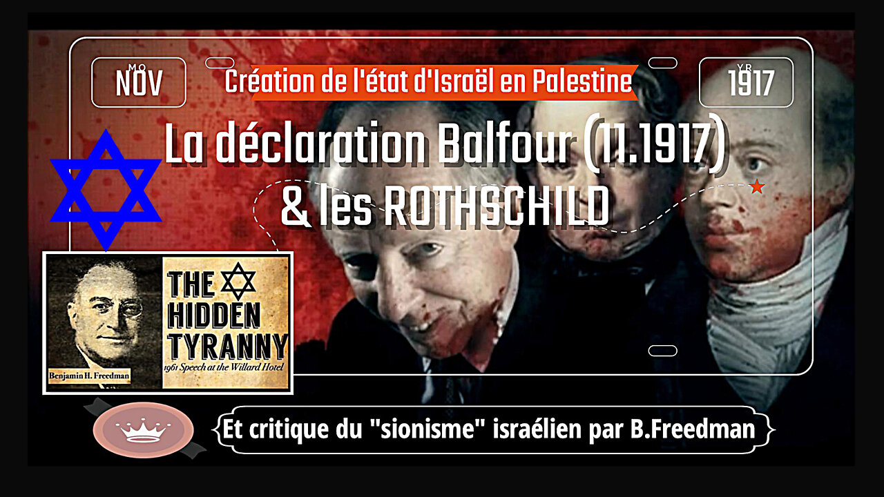 Rothschild Vd. Freedman ... Depuis la déclaration Balfour (1917) pour la création de l'état d'Israël (Hd 720) Liens au descriptif