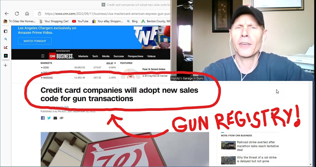 Credit Card companies adopting NEW SALES CODE for GUN SALES (for a GUN REGISTRY more like it!)