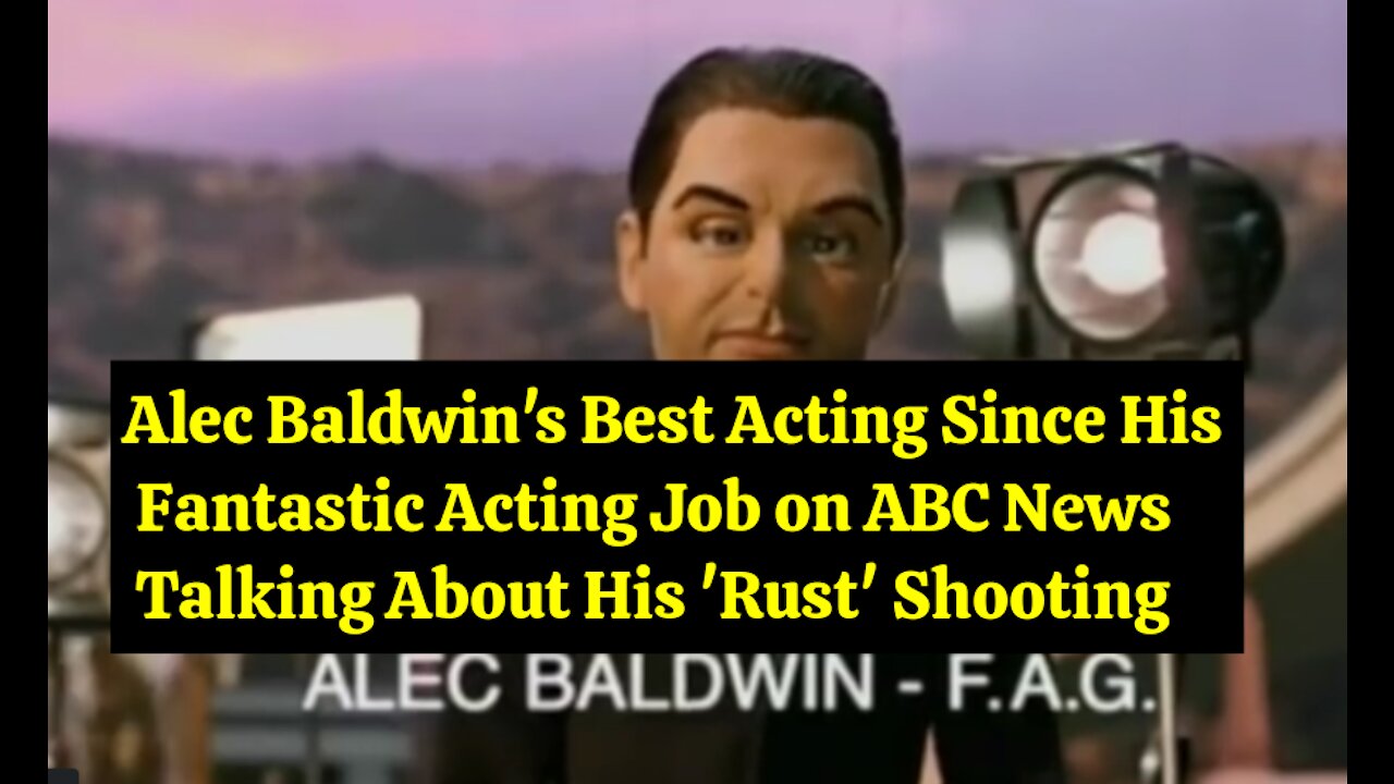 Prior To Alec Baldwin's 'Gunslinging' Interview With ABC News This Was Some of His Best Acting Ever