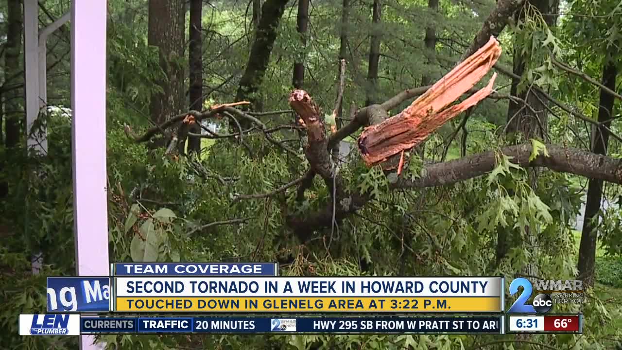 Howard County cleans up after tornado touch down