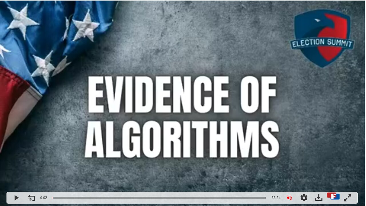 Evidence Of Algorithms Voting machines are programmed with Algorithms