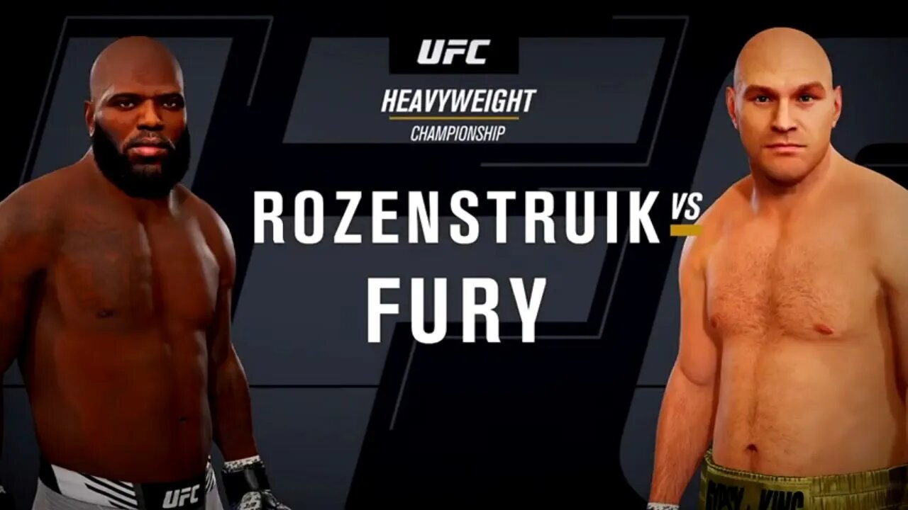 EA Sports UFC 4 Gameplay Tyson Fury vs Jairzinho Rozenstruik