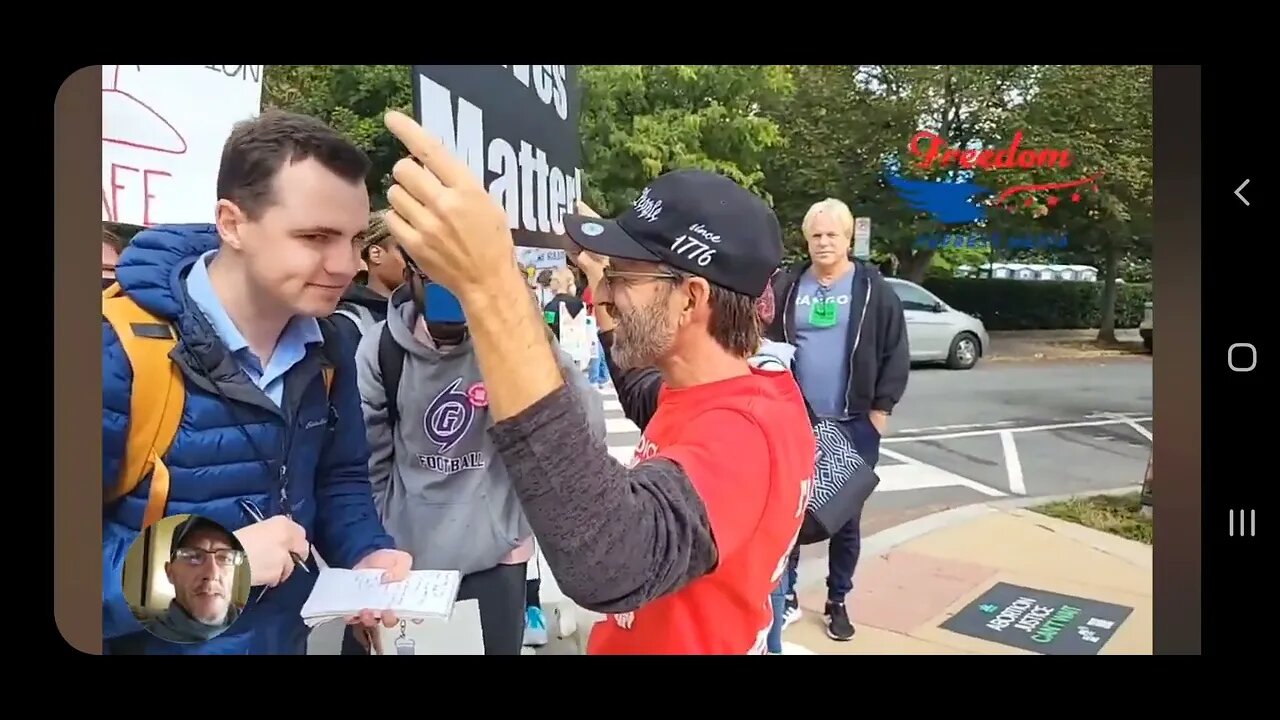 what led up to Simon being escorted to safety!