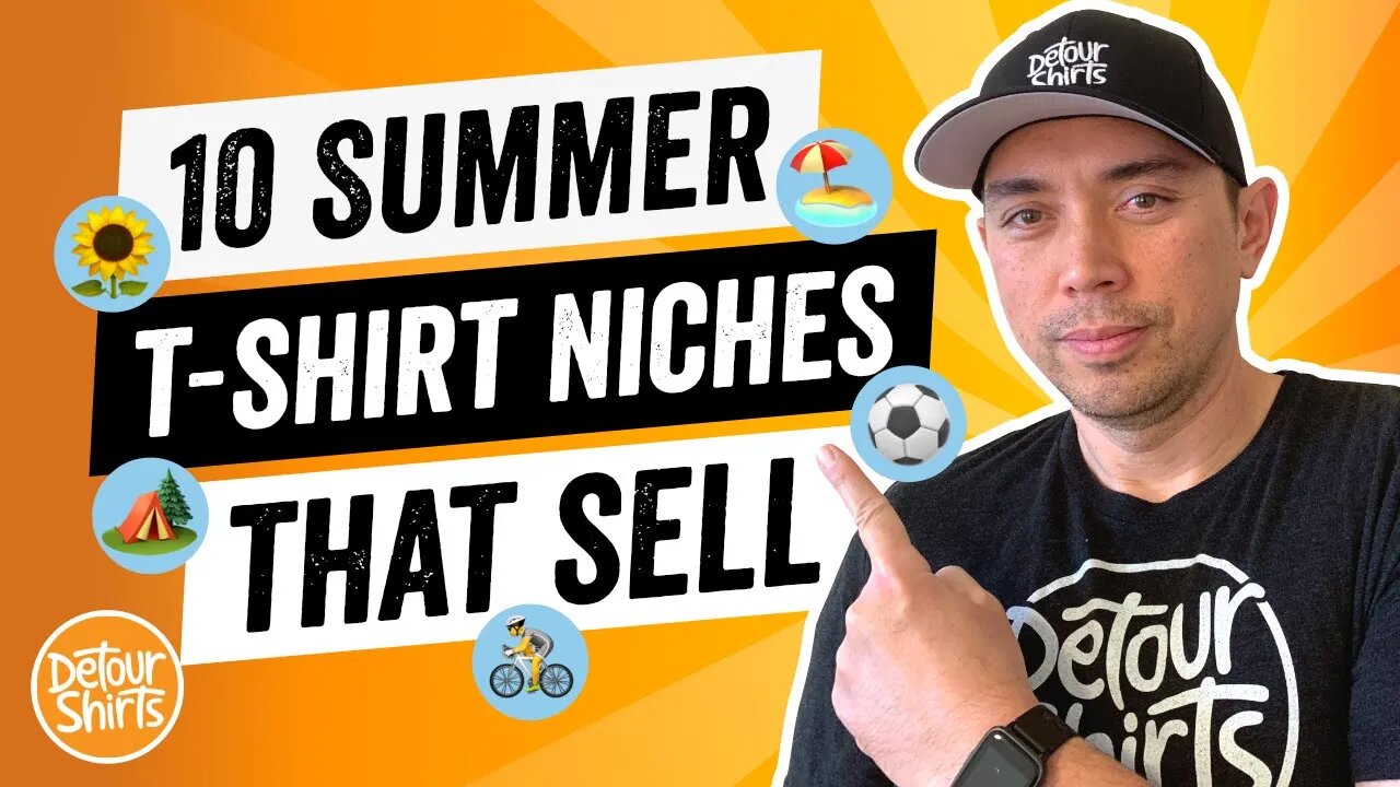 10 Summer T-Shirt Niches That Sell on Amazon..Some of the Best TShirt Niches for Print on Demand